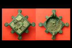 Plate Brooch, Lozenge Shape with Lugs, c. 2nd Cent. AD, OMG!